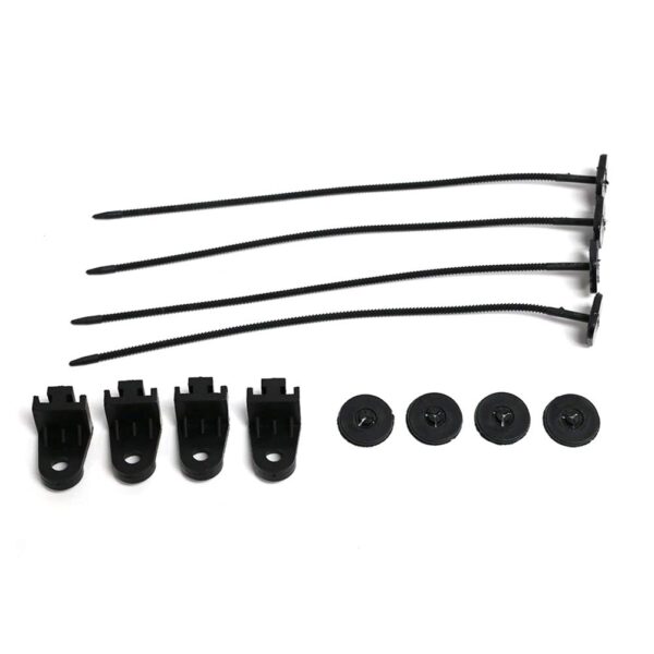 QLING Kit de montage universel pour ventilateur automobile - Accessoires de fixation pour la plupart des ventilateurs de radiateur (