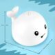 VI AI Jouet de bain pour bebe, baleine a jet avec LED - pour enfants et tout-petits (blanc)