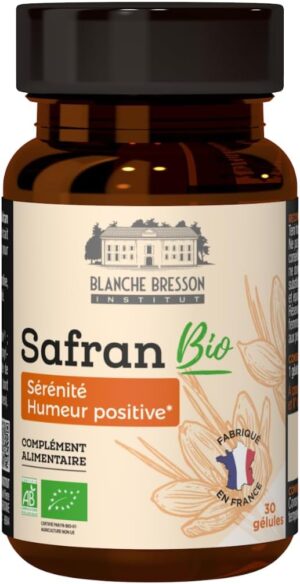 BLANCHE BRESSON - Safran Bio SafrInsideTM - Humeur Positive Serenite - Extrait Brevete Tech'care ExtractionTM - Dosage Optimal 30mg