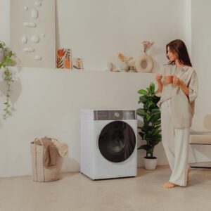 Cecotec Lave-linge Sechant 8-5 kg Chargement Frontal Bolero WashDry 8580 Inverter B. 1400 trmin, 16 Programmes, Moteur Inverter Pl