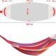 Hamac double à barres HOSPAOP 280x160 cm 300 kg int./ext.