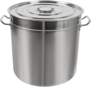 Marmite inox 70L Begoniape induction Ø45 poignées couvercle