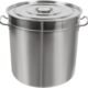 Marmite inox 70L Begoniape induction Ø45 poignées couvercle