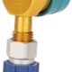 Adaptateur rapide Qiilu R1234YF vers R134A aluminium