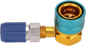 Adaptateur rapide Qiilu R1234YF vers R134A aluminium