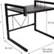 Support micro-ondes extensible Glit 2 niveaux charge lourde