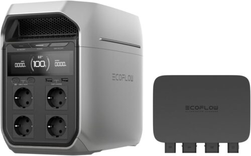 EF EcoFlow 800W Car Battery Charger with Delta 3 Plus Electric Station, 3 in 1 Quick and Versatile Charger, Battery Maintainer and J