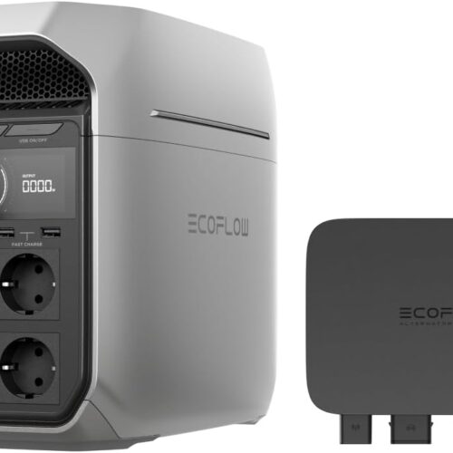 EF EcoFlow 800W Car Battery Charger with Delta 3 Plus Electric Station, 3 in 1 Quick and Versatile Charger, Battery Maintainer and J