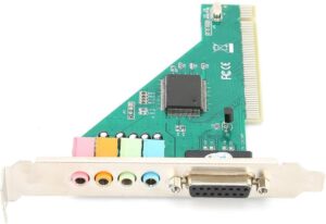 PCI 4.1 Sound Card Internal Stereo Surround Sound Card Audio Card for Desktop Computer, CMI8738 Chip, for 98forXPNT Signal Voltag