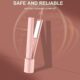 Frange Fer a Cheveux 2 En1,MINI Lisseur Boucleur Cheveux Court Voyage,Temperature Constante 180C,Plaque Chauffante En Ceramique,Mise
