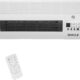 Bakaji Radiateur ventilateur ceramique electrique mural avec telecommande 2 niveaux de puissance selectionnables 1000 W2 000 W, aff