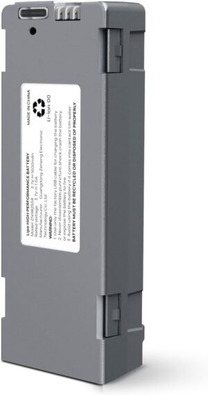 Ameta Drone Batterie rechargeable Li-po 3,7 V 1600 mAh et cable USB pour drone quadrirotor S20 Lite RC Noir