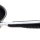 Amazon Basics Poele en acier inoxydable avec revetement antiadhesif - convient aux cuisinieres a induction, avec poignee confortable