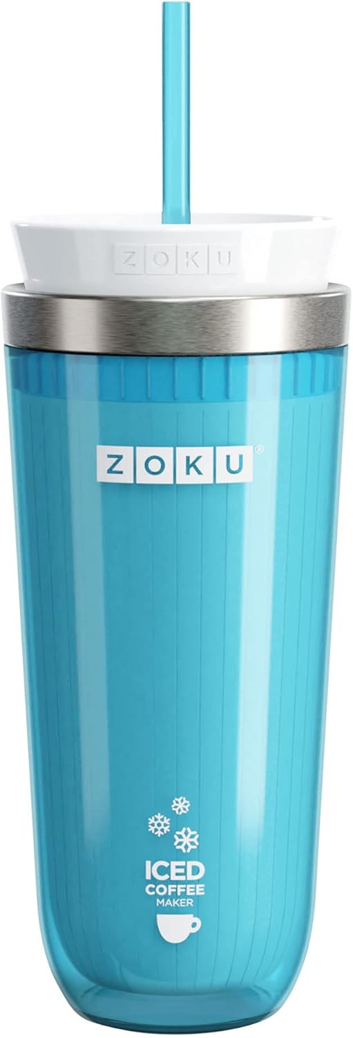 Zoku ZK121-TL Cafe Ice Maker Plastic Turquoise 45 x 35 x 25 cm 325 ml