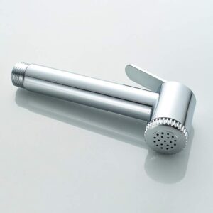 51YJZCd1iwL._AC_SL1001_.jpg Ibergrif M20282 Toilet Shower Kit with Wall Mount and 1.2 m Hose, Silver Chrome Finish - Hygienic Shower for Toilet and Cleaning