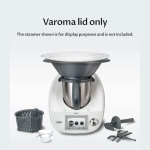 Couvercle pour Varoma UineHiot, Transparent, Gris, Polycarbonate, Rectangulaire, 385 x 245 x 36 mm, Lavable en Machine