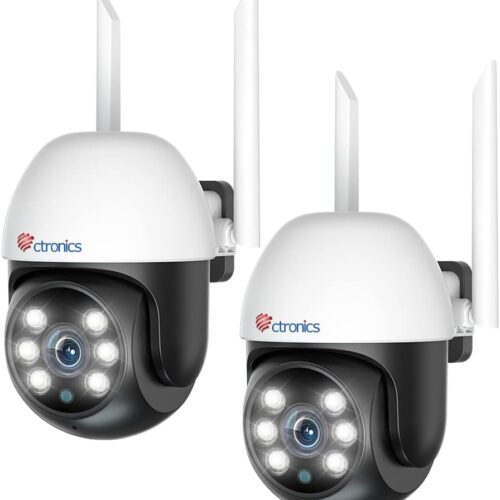 51Zjn5Xaj3L._AC_SL1000_.jpg Ctronics 2 x Outdoor WiFi Surveillance Camera, 1080P PTZ WiFi IP Camera with Auto Tracking Human Detection 35090 Night Vision Colo