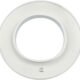 TYGERIX White EPDM Rubber Rosette Wall Covering 100 mm Flexible Rosette for Covering Boilers, Stoves and Any System Hoses Heat R