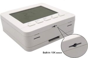 Thermostat digital LEDLUX LL0250 pour chaudière gaz 2xAA
