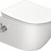 Shower toilet with built-in nozzle, suspended toilet with bidet function, Taharet toilet with nano-coating, toilet shower with tap,