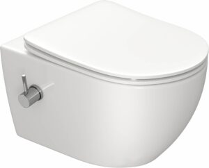 Shower toilet with built-in nozzle, suspended toilet with bidet function, Taharet toilet with nano-coating, toilet shower with tap,