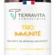 TRIO Immunite Vitamine D3 Vitamine C Zinc Bisglycinate Formule 3 en 1 Ultra Complete Energie et Tonus 60 Comprimes pour