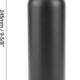 QWORK 4 Pcs Vaporisateur de 500 ml, bouteille spray vide, noir, pour la coiffure, le soin des plantes a fleurs, le nettoyage