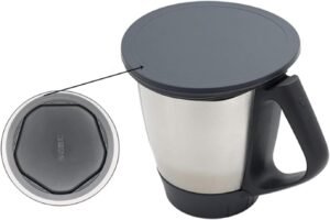 Couvercle en Silicone Pratique et Reutilisable pour Thermomix (TM6, TM5, TM31) Facile a Utiliser et Parfait pour Remplacer le Film