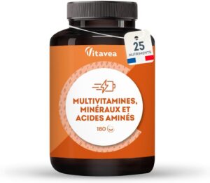 Multivitamines et minéraux 180 comprimés - 25 nutriments
