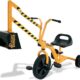 Tricycle excavatrice Stargo – pelle, pédales, roue rotative