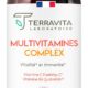 MULTIVITAMINES et Mineraux 20 Nutriments Toutes les Vitamines Essentielles dont B9 B12 C D3 Mineraux dont Zinc Bisglycinate An