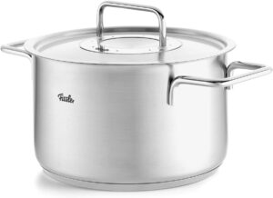 Fissler Collection Pure Faitout En Acier Inoxydable (20 cm, 3,6 l) Avec Couvercle Metallique Et Graduation Interieure, Compatible In