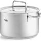 Fissler Collection Pure Faitout En Acier Inoxydable (20 cm, 3,6 l) Avec Couvercle Metallique Et Graduation Interieure, Compatible In