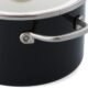 Faitout KitchenAid 20 cm (3,7 L) Noir Onyx - acier émaillé