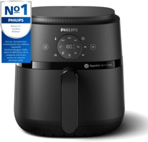 Philips Airfryer 2000 Series 4.2L - 1500W, RapidAir Technology, Digital Touch Screen, 13 Cooking Options, 9 Preset Functions, Up to