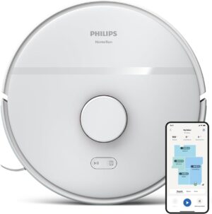 Philips Serie 2000 Aspirateur-Robot - Aspiration et Lavage Simultanes, Boost Tapis, Navigation LDS, Application Homerun, 2700 Pa, 13