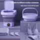 Mini machine à laver portable 8L pliable avec essorage