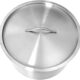 Marmite Traiteur avec Couvercle, Faitout a Induction Inox Marmite a Soupe Marmite 44 L 45x28 cm Acier inoxydable