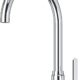 Mitigeur de cuisine inox 360° double tuyau eau chaude/froide