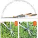 AIRAJ Professional Telescopic Manual Hedge Shears 75-88 cm, SK-5 Steel Blade, Ergonomic Handle, Extendable Length in 3 Parts, Easy t