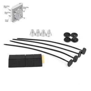 QLING Kit de montage universel pour ventilateur automobile - Accessoires de fixation pour la plupart des ventilateurs de radiateur (