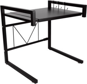 Support micro-ondes extensible Glit 2 niveaux charge lourde