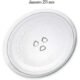 DL SERVICE Plateau Micro Onde Tournant pour Samsung, en Verre, compatible avec differents modeles, plateau tournant avec 3 attaches,