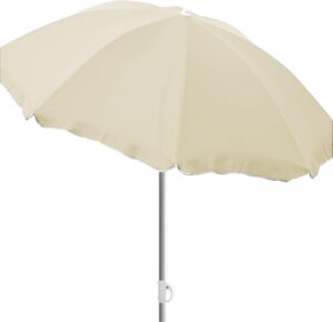 Parasol Mojawo inclinable 1,80 m beige polyester - UV