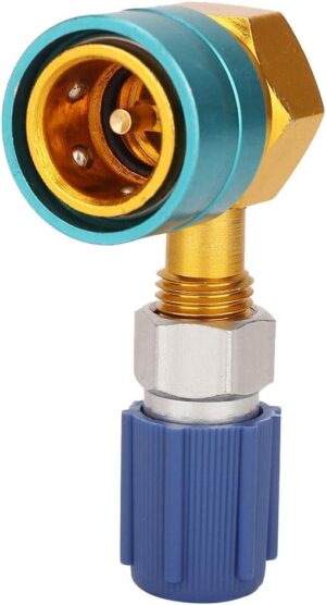 Adaptateur rapide Qiilu R1234YF vers R134A aluminium