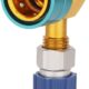 Adaptateur rapide Qiilu R1234YF vers R134A aluminium