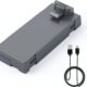 Ameta Drone Batterie rechargeable Li-po 3,7 V 1600 mAh et cable USB pour drone quadrirotor S20 Lite RC Noir
