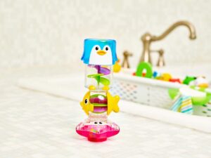 51oAgEId3eL._AC_SL1200_.jpg Jouets de bain bébé Munchkin 3-en-1 Wonder Waterway 6 mois