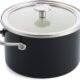 Faitout KitchenAid 20 cm (3,7 L) Noir Onyx - acier émaillé
