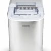 H.Koenig Machine à Glaçons KB14, 12kg en 24h, 9 Glaçons Prêts en 6 min, 2 tailles de Glaçons, Autonettoyante, Silencieuse 2,1L, Glaç